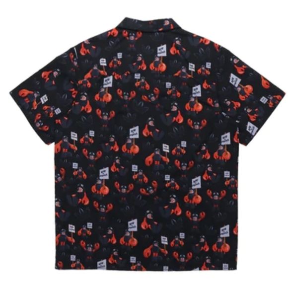 RARE NWT ADIDAS x PHILIP COLBERT Collab 'Love the Lobster' SHIRT BLACK SIZE M… - Picture 4 of 12